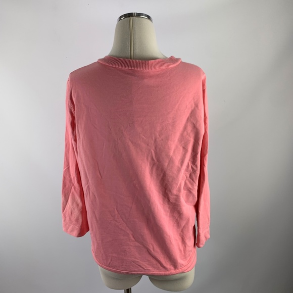 Hot Cotton Small Blouse Pink Marc Ware V Neck - Picture 2 of 3